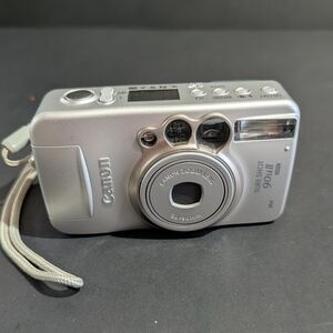 Canon Sure Shot 90u II Camera 35 mm Powers On Flash Tested NOT Film Tested